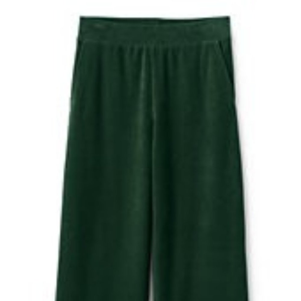 Women's Sport Knit High Rise Corduroy Elastic Waist Pants NWOT #2